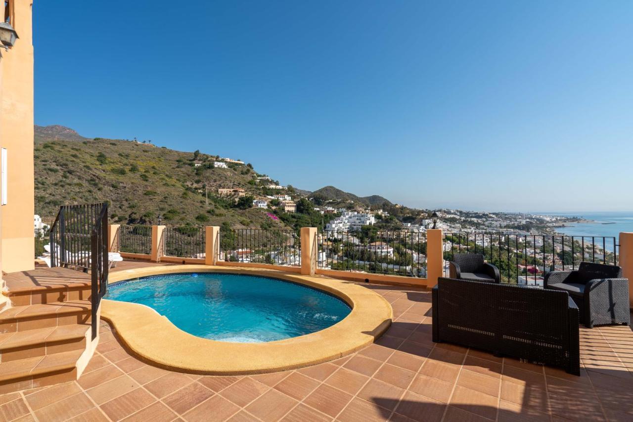 Chalet Con Vistas Al Mar Y Piscina Mojácar Dış mekan fotoğraf